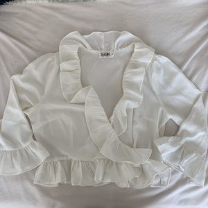 LF // SEEK THE LABEL White Shirt